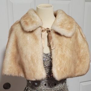 Faux Fur Capelet